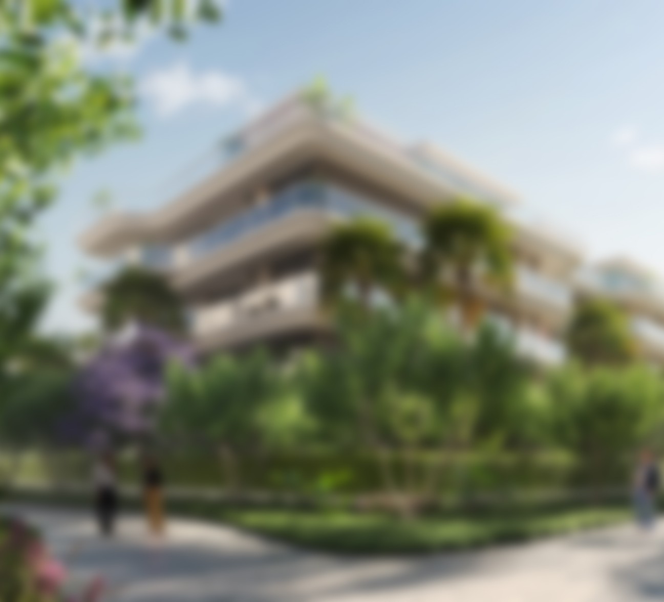 Modern building exterior